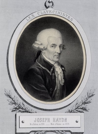 Médaillon portrait du musicien Franz Joseph Haydn (1732-1809) - Unknown artist