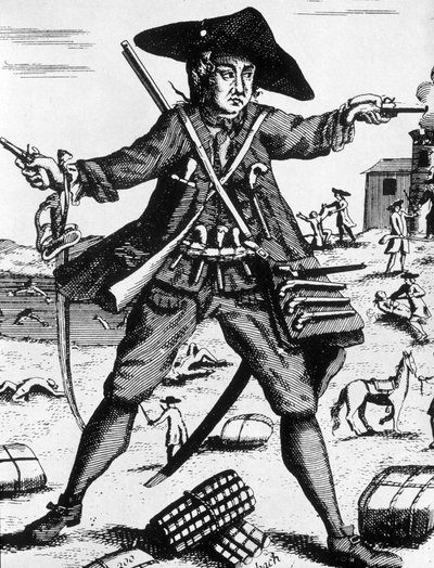 Arme à mandrin aux dents - gravure - Unknown artist