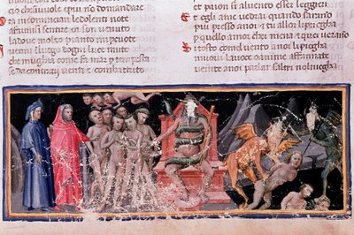 Minos juge les transgressions et envoie les âmes (chant 5 de l