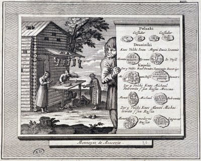 Pièces de monnaie de Muscovie et cordonnier - Unknown artist