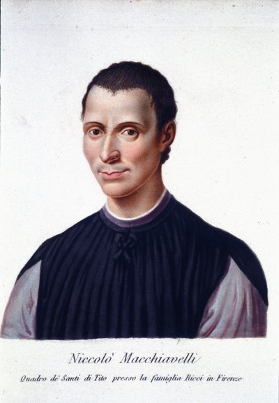 Niccolo di Bernardo dei Machiavelli (Nicolas Machiavel) - Unknown artist