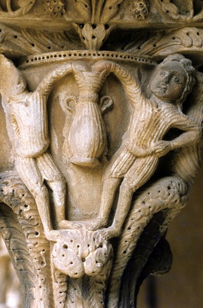 Art normand à Monreale (Sicile) : chapiteaux du Cloître des Bénédictins - Unknown artist