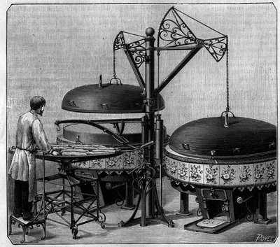 Fours de la boulangerie mécanique de l