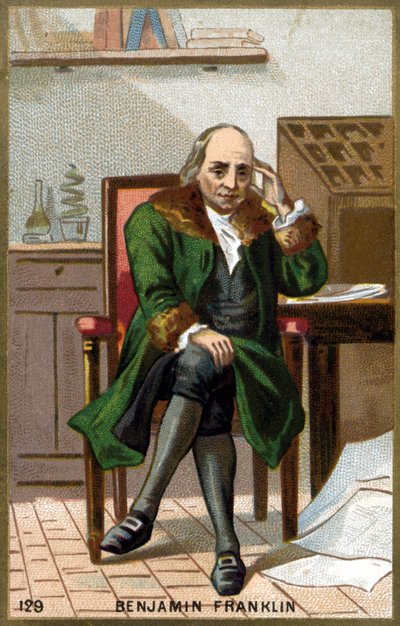 Portrait de Benjamin Franklin (1706 - 1790) - Unknown artist