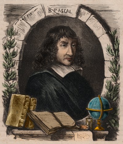 Portrait de Blaise Pascal (gravure) - Unknown artist