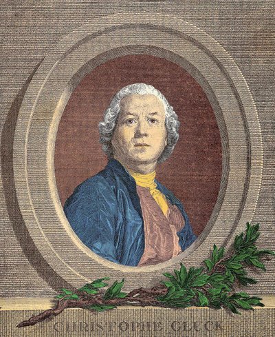 Portrait de Christoph Willibald, chevalier VON GLUCK (1714 - 1787) compositeur allemand - Unknown artist