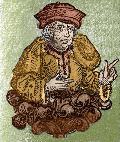 Portrait de Démosthène, homme politique athénien, gravure dans "Liber chronicarum mundi" par Hartmann Schedel - Unknown artist