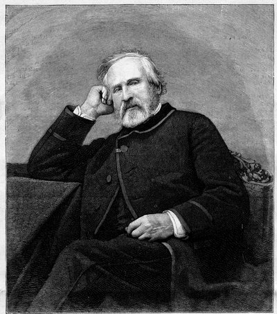 Portrait de François Auguste Biard (1798-1882), peintre français. Gravure dans "Le Monde Illustré" n°1318 du 1er juillet 1882 - Unknown artist