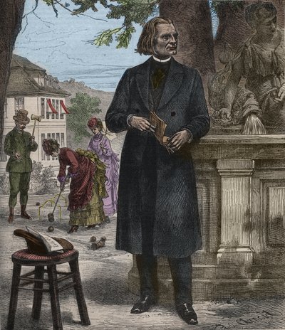 Portrait de Franz Liszt (1811-1886), compositeur, pianiste et chef d