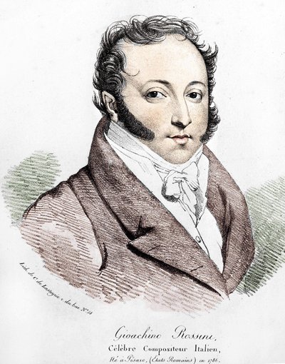 Portrait de Gioacchino Rossini (1792-1868) - Unknown artist