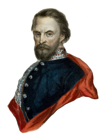 Portrait de Giuseppe Garibaldi - Unknown artist