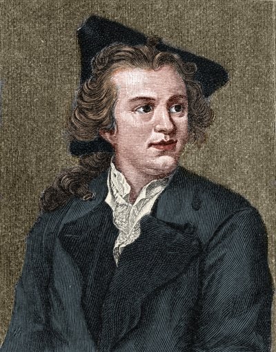 Portrait de Gotthold Ephraim Lessing (1729-1781) écrivain et dramaturge allemand - Unknown artist