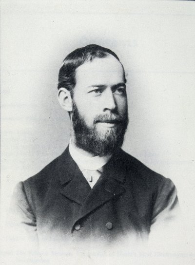 Portrait de Heinrich Hertz - Unknown artist