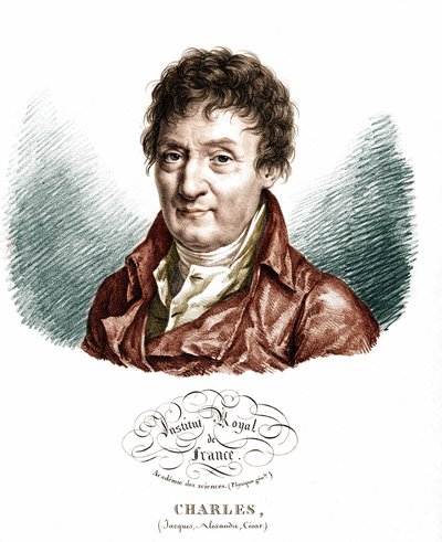 Portrait de Jacques Alexandre César Charles (1746-1823), physicien français - Unknown artist