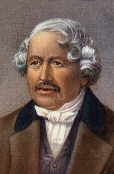 Portrait de Jacques Daguerre, français, inventeur du daguerotype. - Unknown Artist