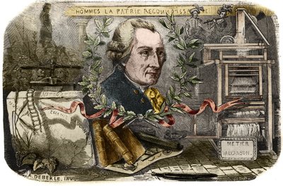Portrait de Jacques de Vaucanson (1709-1782), mécanicien et inventeur français d