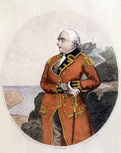 Portrait de James Cook (1728 - 1779) - Unknown artist