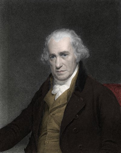 Portrait de James Watt (1736-1819), inventeur et mécanicien écossais - Unknown artist