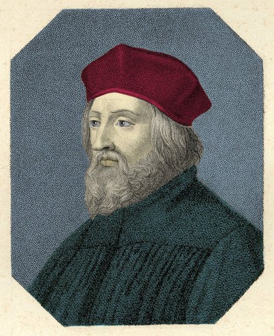 Portrait de Jan Hus (ou Jean Huss) - Unknown artist