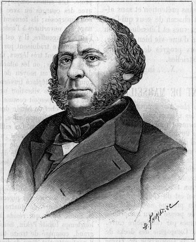 Portrait de John Ericsson (1803-1889), ingénieur et inventeur américain d