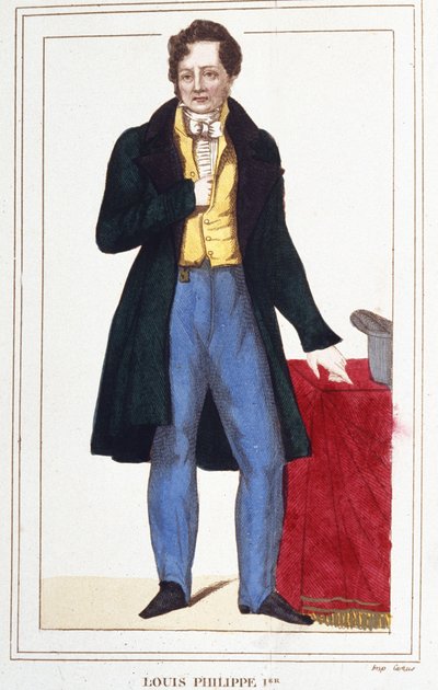 Portrait de Louis Philippe Ier, roi des Français. Gravure de 1830 - Unknown artist
