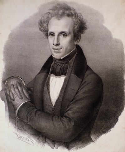 Portrait de Luigi Ricci (gravure) - Unknown artist