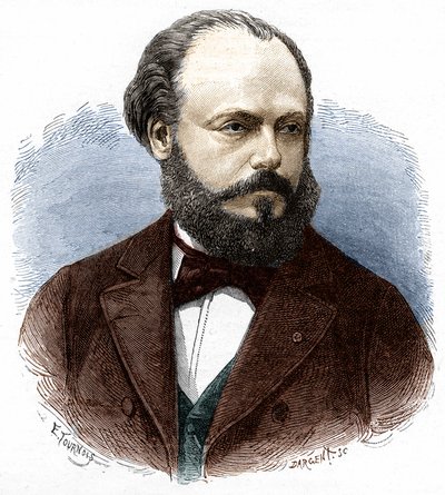 Portrait de Marcel Deprez (1843-1918), ingénieur et physicien français - Unknown artist