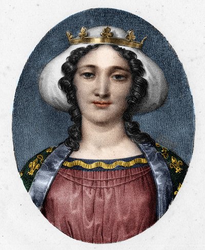 Portrait de Marguerite de Provence (1221 - 1295), reine de France - Unknown artist