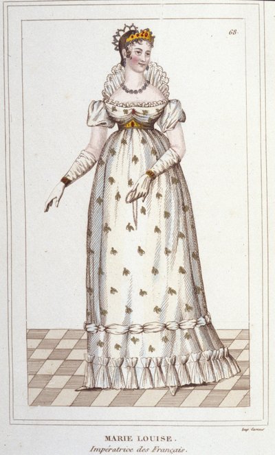 Portrait de Marie Louise de Habsbourg Lorraine. Impératrice des Français (Vienne - Unknown artist
