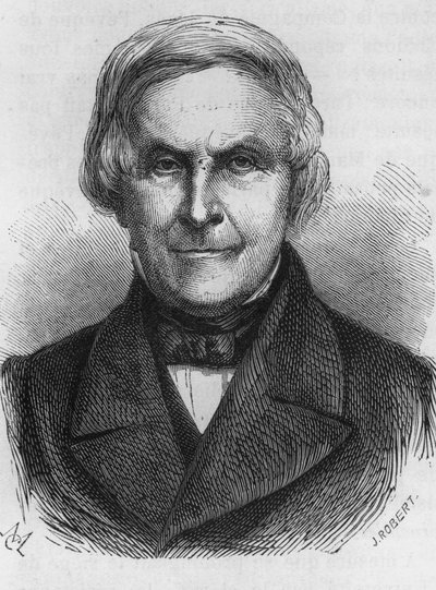 Portrait de Michelet, historien et écrivain français (1798 - 1874) - Unknown artist
