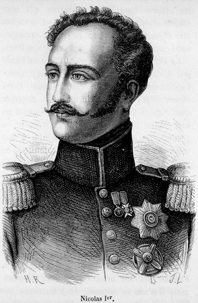 Portrait de Nicolas Ier, empereur de Russie (1796-1855) - Unknown artist