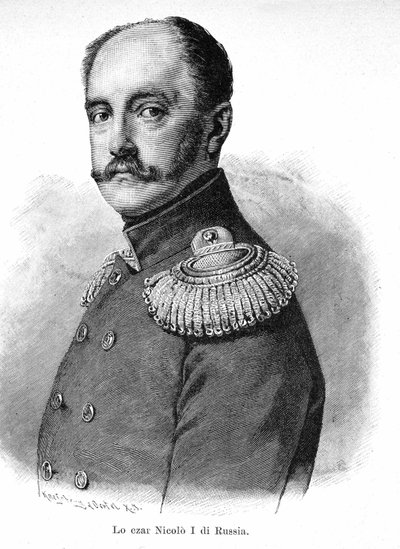 Portrait de Nicolas I Pavlovich de Russie (1796 - 1855) - Unknown artist