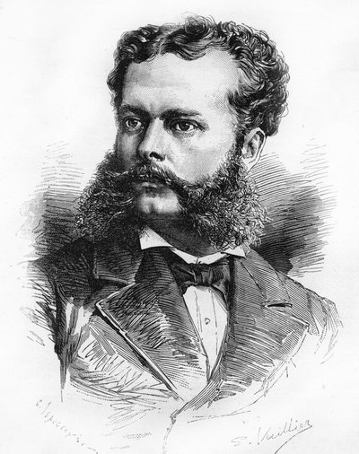 Portrait de Nicolás de Piérola, président de la République du Pérou de 1895 à 1899. - Unknown artist