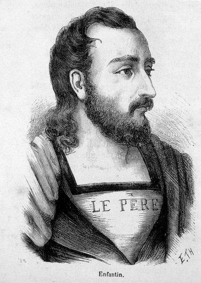 Portrait de Prosper Barthélemy Enfantin (1796-1864), ingénieur et socialiste français, propagateur du Saint-Simonisme - Unknown artist