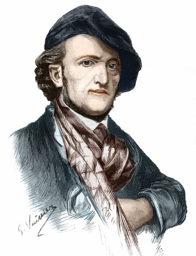 Portrait de Richard Wagner (1813-1883), compositeur et dramaturge allemand. - Unknown artist