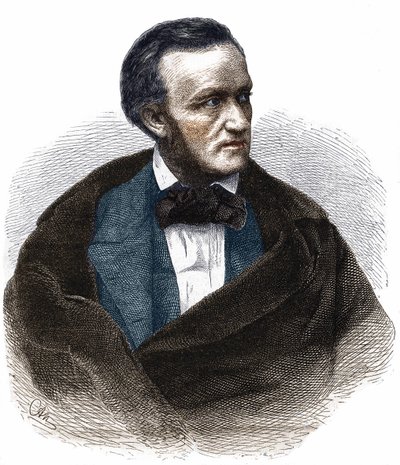 Portrait de Richard Wagner (1813 - 1883) - Unknown artist
