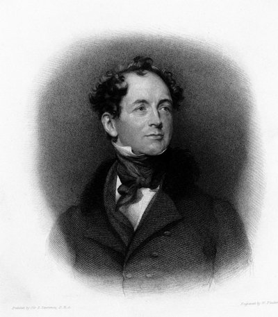 Portrait du poète irlandais Thomas Moore (1779-1852) - Unknown artist