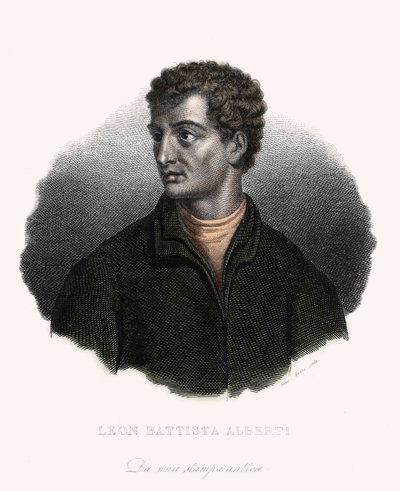Portrait du philosophe, humaniste et architecte italien Leon Battista Alberti (1406-1472) - Unknown artist