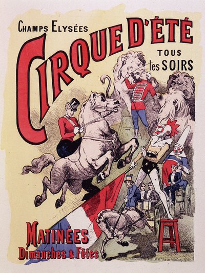Affiche pour le Cirque d