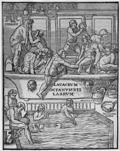 Bains publics - dans « Hieronymi Mercurialis » par Arte Gymanastica - Unknown artist