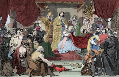 La reine Philippa intercède auprès d
