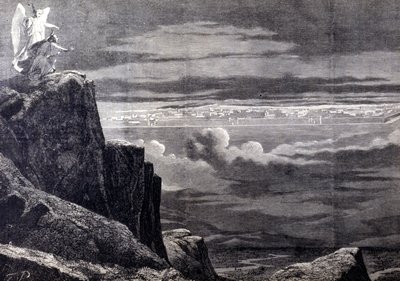 Vue de la Jérusalem céleste; image de la Jérusalem terrestre après le Jugement dernier, elle descend du ciel pour s