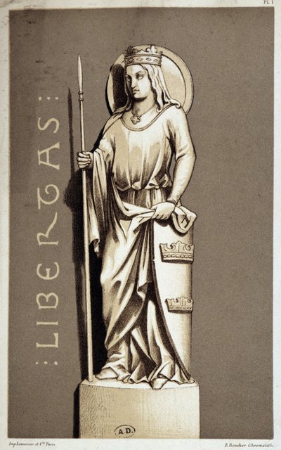 Statue représentant La Liberté de Chartres - Unknown artist