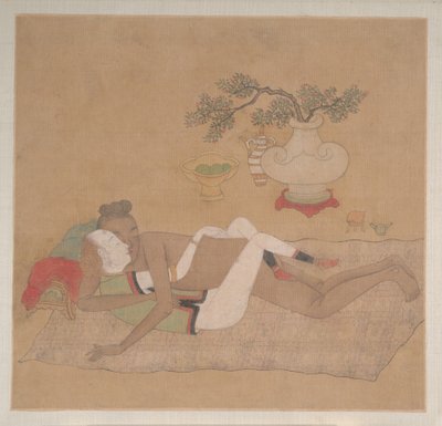 Officier tartare avec dame blonde - Unknown Artist