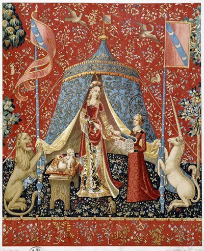 La Dame à la licorne. Reproduction d
