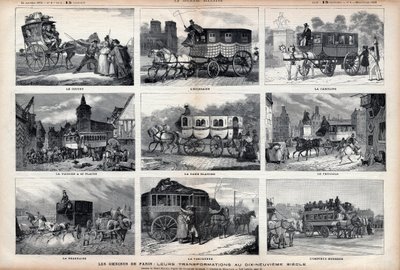 Les Omnibus de Paris : leurs transformations au 19ème siècle : le coucou - l