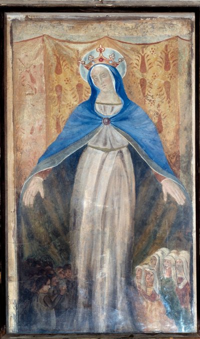 La Vierge, panneau central du triptyque - Unknown artist