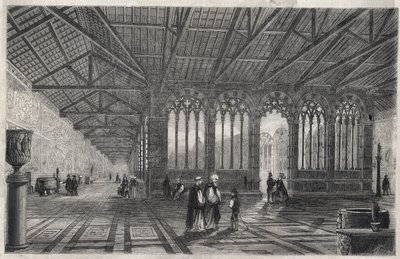 Le cimetière de Camposanto piazza dei Miracoli (Place des Miracles) à Pise, Italie. Gravure dans « L