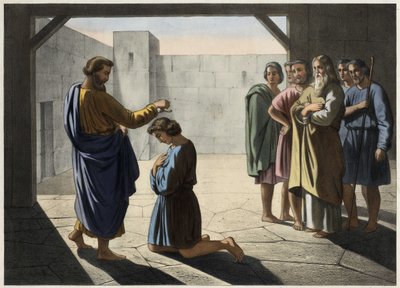 Le couronnement de David : Samuel désigne David comme roi d