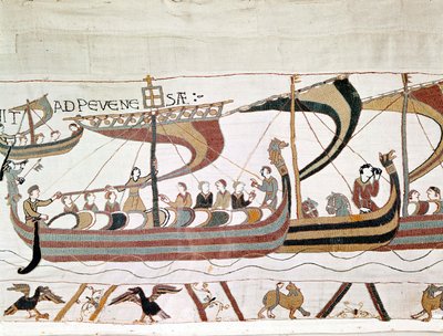 La flotte de Guillaume Ier le Conquérant en route pour l